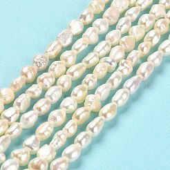 Природные Кеши жемчуг пряди PEAR-E016-102