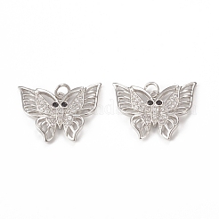 Латунные микро проложить кубического циркония подвески&nbsp;KK-E068-VB285