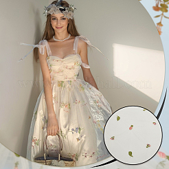 Сетка из полиэстера с фруктовой вышивкой&nbsp;KK-WH0558-10B