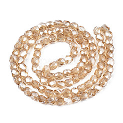 Гальванизируйте прозрачное стекло бисер нитей EGLA-N002-13-B04