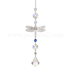 Стеклянные каплевидные подвесные ловцы солнца&nbsp;HJEW-JM04755-03