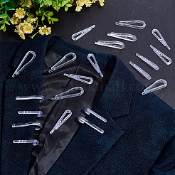 100 шт. 2 вида пластиковых зажимов для галстука&nbsp;AJEW-ME0001-24