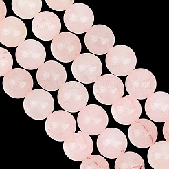 2 нити бусин из натурального розового кварца G-GO0001-27B