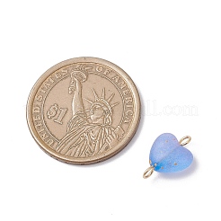 8 шт. 8-цветные матовые прозрачные акриловые подвески-коннекторы PALLOY-JF04339