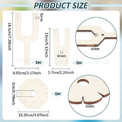 Набор для изготовления деревянных помпонов WOOD-WH0050-008