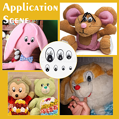 Пластиковые защитные глаза для кораблей&nbsp;DIY-PH0031-68