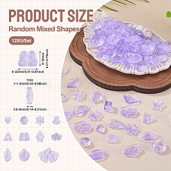 125 г прозрачных стеклянных бусин градиентного цвета&nbsp;GLAA-TA0003-58E