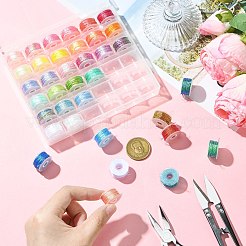 36 рулон 36 цвета 6-слойная полиэстеровая металлизированная нить&nbsp;ST-CJ0042-002