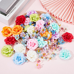 174шт. 13 стиля искусственная головка цветка&nbsp;AJEW-SP0002-83