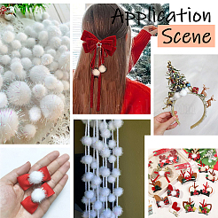 120шт. блестящий шарик-помпон из полипропиленового волокна&nbsp;FIND-SC0019-70B