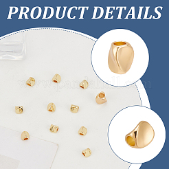 40шт 2 стиля латунная бусина&nbsp;KK-NB0003-47G