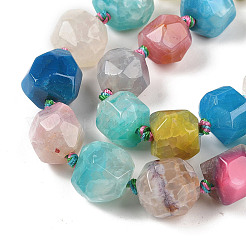 Природный агат бисер нитей G-P535-B02-01