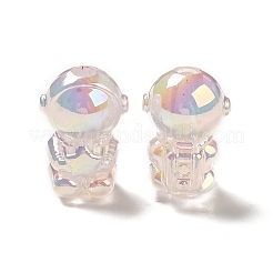 УФ-покрытие радужными переливающимися акриловыми бусинами PACR-M002-06D