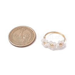 Перстни из натурального лунного камня RJEW-TA00198-03