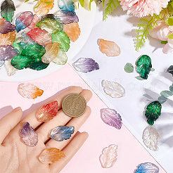 70 шт. 7-х цветные стеклянные бусины для выпечки&nbsp;GLAA-PA0001-10