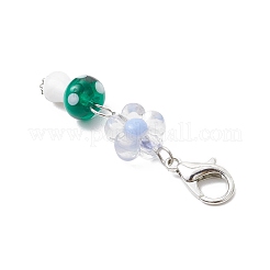 Кулон лэмпворк в виде грибов ручной работы HJEW-JM03251