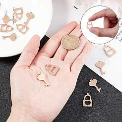 Подвески из нержавеющей стали 304&nbsp;STAS-UN0012-03RG