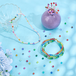 1440шт 24 цвета прозрачные акриловые бусины MACR-PH0001-98