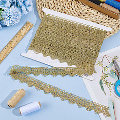 Цветочная кружевная лента&nbsp;OCOR-WH0097-90A