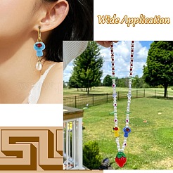 12шт 6 цвета бусины лэмпворк ручной работы&nbsp;LAMP-CJ0002-29