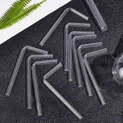 Прозрачная стеклянная трубка&nbsp;AJEW-WH0235-84