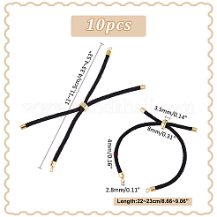 Изготовление браслета-слайдера из витого нейлонового шнура 10шт.&nbsp;MAK-UN0001-54A