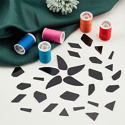 180 шт. 10 стиля пришивных зеркальных стразов&nbsp;DIY-PH0013-65A