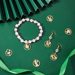 12 шт. 12 подвески из нержавеющей стали 201&nbsp;STAS-UN0031-29