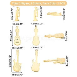 12 шт. 6 подвески из нержавеющей стали 304 и кабошоны для эмали&nbsp;STAS-UN0036-84