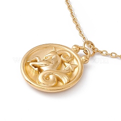 Ионное покрытие(ip) 304 нержавеющая сталь кулон ожерелье для мужчин и женщин STAS-H169-01G