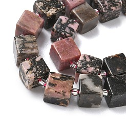 Природные родонит бисер нитей G-D338-A18