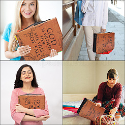 Сумки-футляры для переноски Библии из искусственной кожи&nbsp;ABAG-WH20005-17B