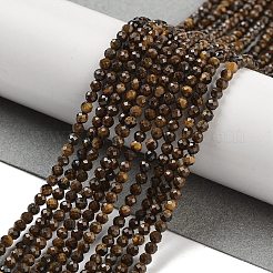Природных тигровый глаз бисер нитей&nbsp;LS-G-M399-03A-01