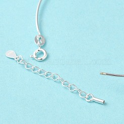 925 стерлингового серебра браслеты&nbsp;LS-BJEW-G681-01B-S