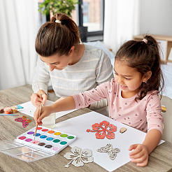 Незавершенные подвесные украшения из дерева&nbsp;AJEW-FH0006-48