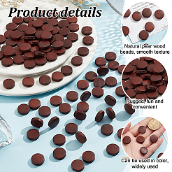 Бусины из натуральной груши&nbsp;WOOD-GO0001-17C