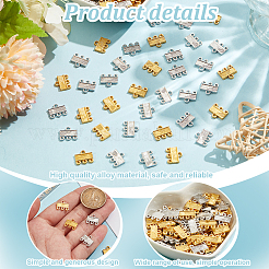 120 шт. 2-цветные литые компоненты люстры соединения&nbsp;FIND-GO0003-32A