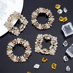 4 шт. 2-х стильные литые пряжки для обуви&nbsp;ALRI-FG0001-02