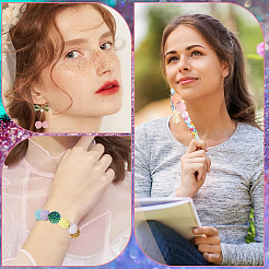 40 шт. 10 круглых градуированных бусины из смоляных стразов RESI-SC0003-01