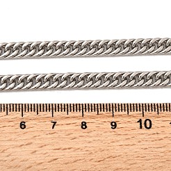 5.5 мм кубинские звенья цепи из нержавеющей стали 304 для мужчин NJEW-B134-08A-P