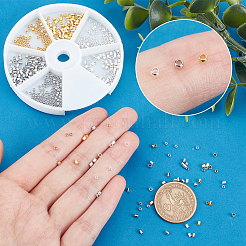 600шт 6 стильные латунные бусины KK-PH0009-58