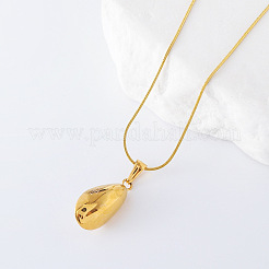 3 шт. французские ожерелья из нержавеющей стали с имитацией жемчуга в виде авокадо для женщин MX4396