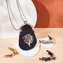 8 шт. 4 цвета железные рамки для кошелька с замком-поцелуем FIND-PH0007-39