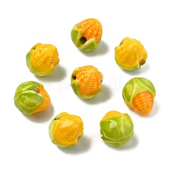 30 шт. 2-х цветные бусины из фарфора Famille Rose&nbsp;PORC-CJ0001-16