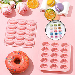 1 набор из 2 силиконовых формочек для губ&nbsp;ST-CJ0007-95