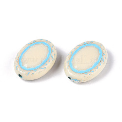 Окрашенные непрозрачные акриловые бусины OACR-T029-02I