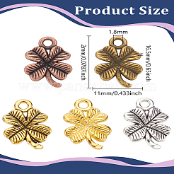 80шт 5 цвета подвески из цинкового сплава&nbsp;FIND-LP0002-57