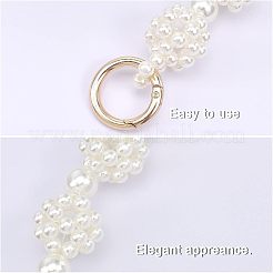 Пластиковая ручка сумки с имитацией жемчуга FIND-WH0111-177