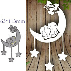 Углеродистая сталь разрезает трафареты DIY-G029-10MP