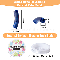 Набор для самостоятельного изготовления изогнутого массивного браслета DIY-DC0001-77